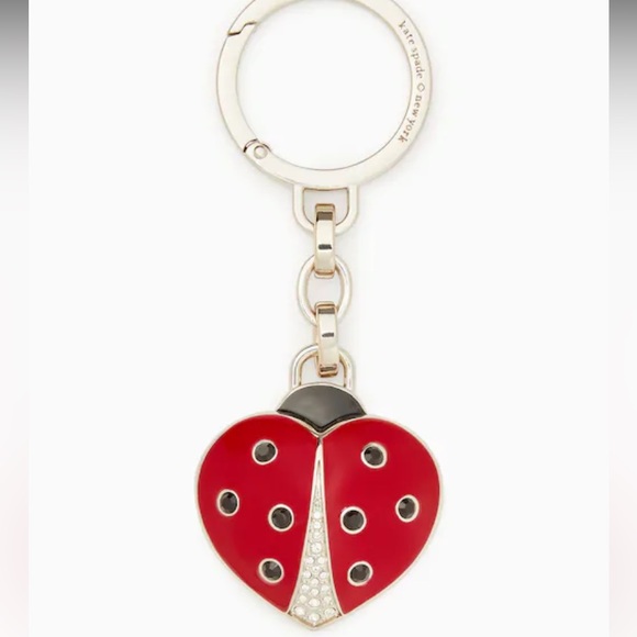 Kate Spade Lady Bug Bag Charm/ Key Ring - Picture 6 of 7